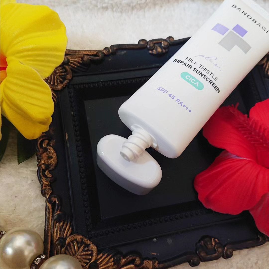 ミルクシスルリペアシカサンスクリーンプラス/BANOBAGI/日焼け止めミルクを使ったクチコミ(3枚目)