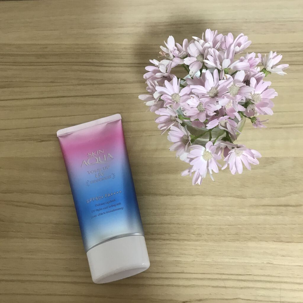 スキンアクア トーンアップUVエッセンス/スキンアクア/日焼け止めクリームを使ったクチコミ（1枚目）