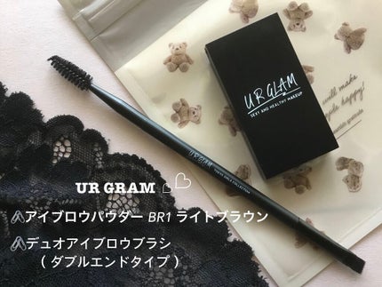 UR GLAM DUO EYEBROW BRUSH B(デュオアイブロウブラシB)/U R GLAM/メイクブラシを使ったクチコミ(1枚目)