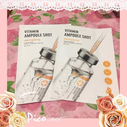 アンプルショットシートビタミンショット/Dermatory/シートマスク・パックを使ったクチコミ(1枚目)