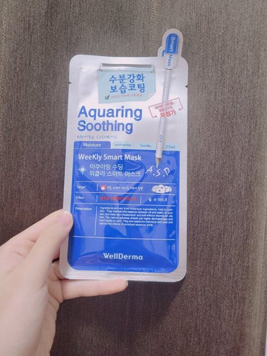 Aquaring Soothing/WellDerma/シートマスク・パックを使ったクチコミ（1枚目）