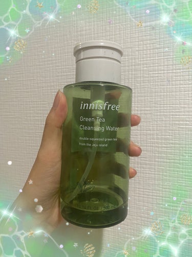 グリーンティー クレンジングウォーター/innisfree/クレンジングウォーターを使ったクチコミ（1枚目）