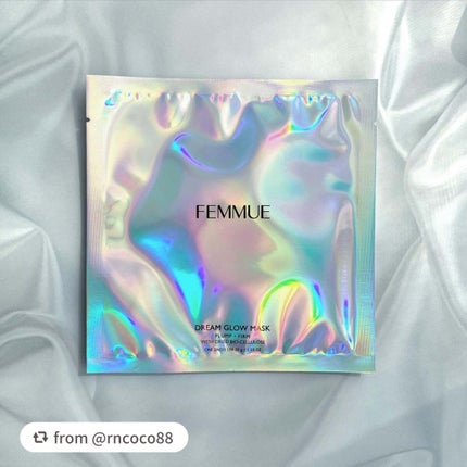 ドリームグロウマスク RR(透明感・キメ)/FEMMUE/シートマスク・パックを使ったクチコミ(1枚目)