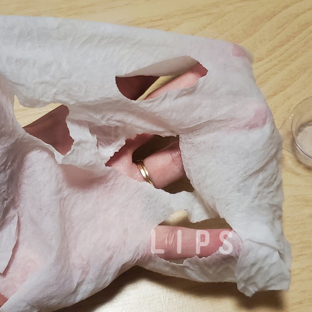 圧縮フェイスマスク 個包装カップ付き/DAISO/シートマスク・パックを使ったクチコミ（3枚目）