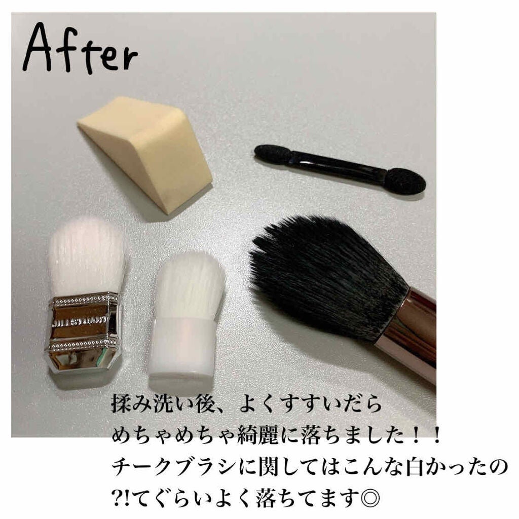 パフ・スポンジ専用洗剤/DAISO/その他化粧小物を使ったクチコミ(3枚目)