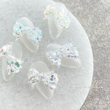 azu./azu.nails on LIPS 「S♡MintDazzleFlake-glassseries-本..」（2枚目）