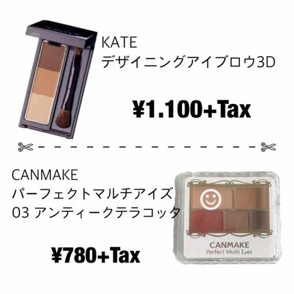 パーフェクトマルチアイズ/キャンメイク/アイシャドウパレットを使ったクチコミ(2枚目)