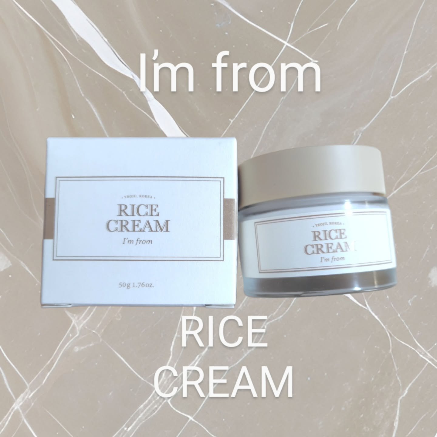 ライスクリーム/I'm from/フェイスクリームを使ったクチコミ（1枚目）