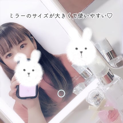 女優ミラーLEDライト/PRIDEMII/その他化粧小物を使ったクチコミ(3枚目)