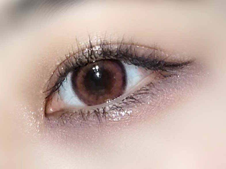 miium 1day カーヴィピンク/miium/ワンデー（１DAY）カラコンを使ったクチコミ（1枚目）