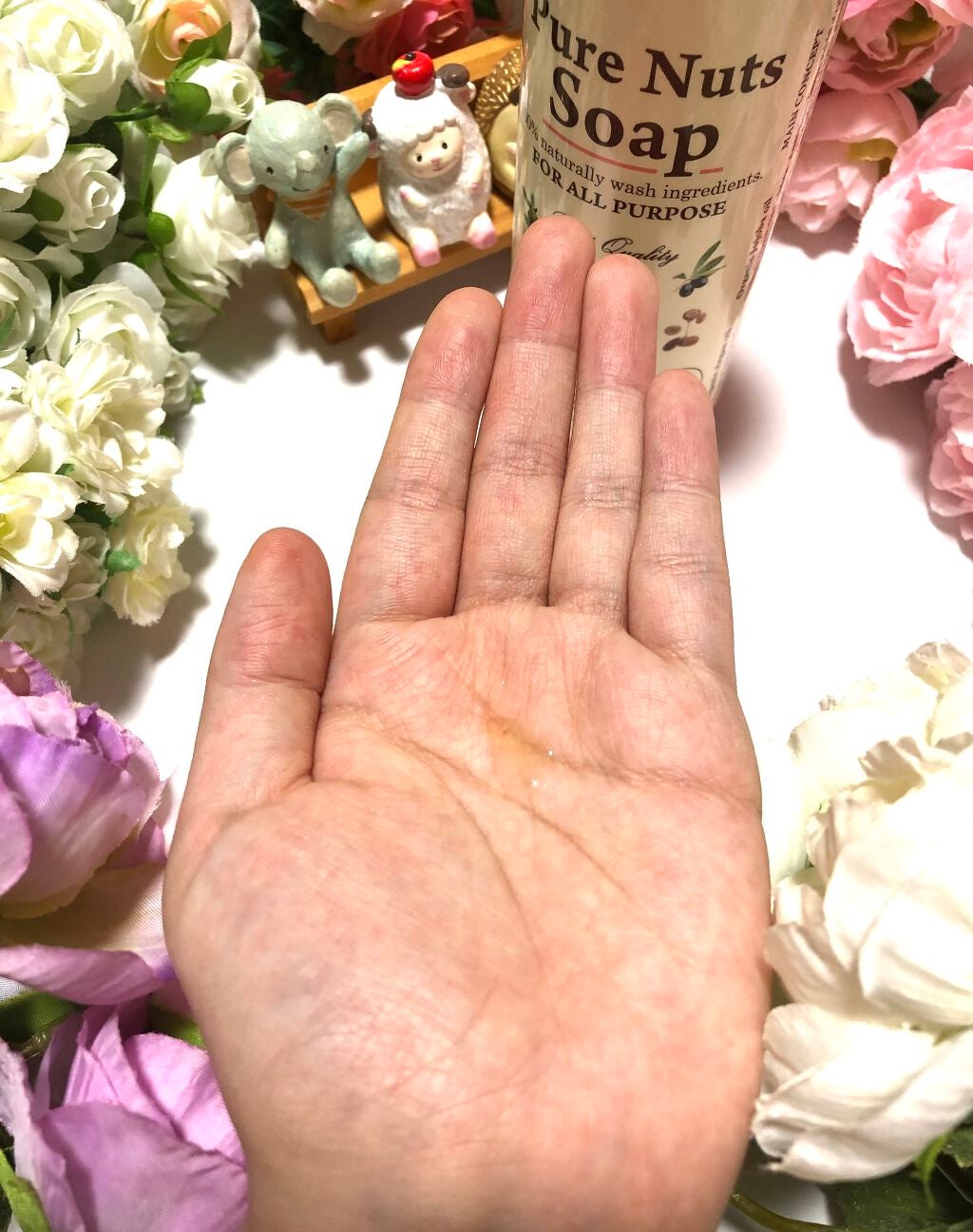 ピュアナッツソープ ホワイトローズの香り/ナチュラセラ/洗顔フォームを使ったクチコミ(2枚目)
