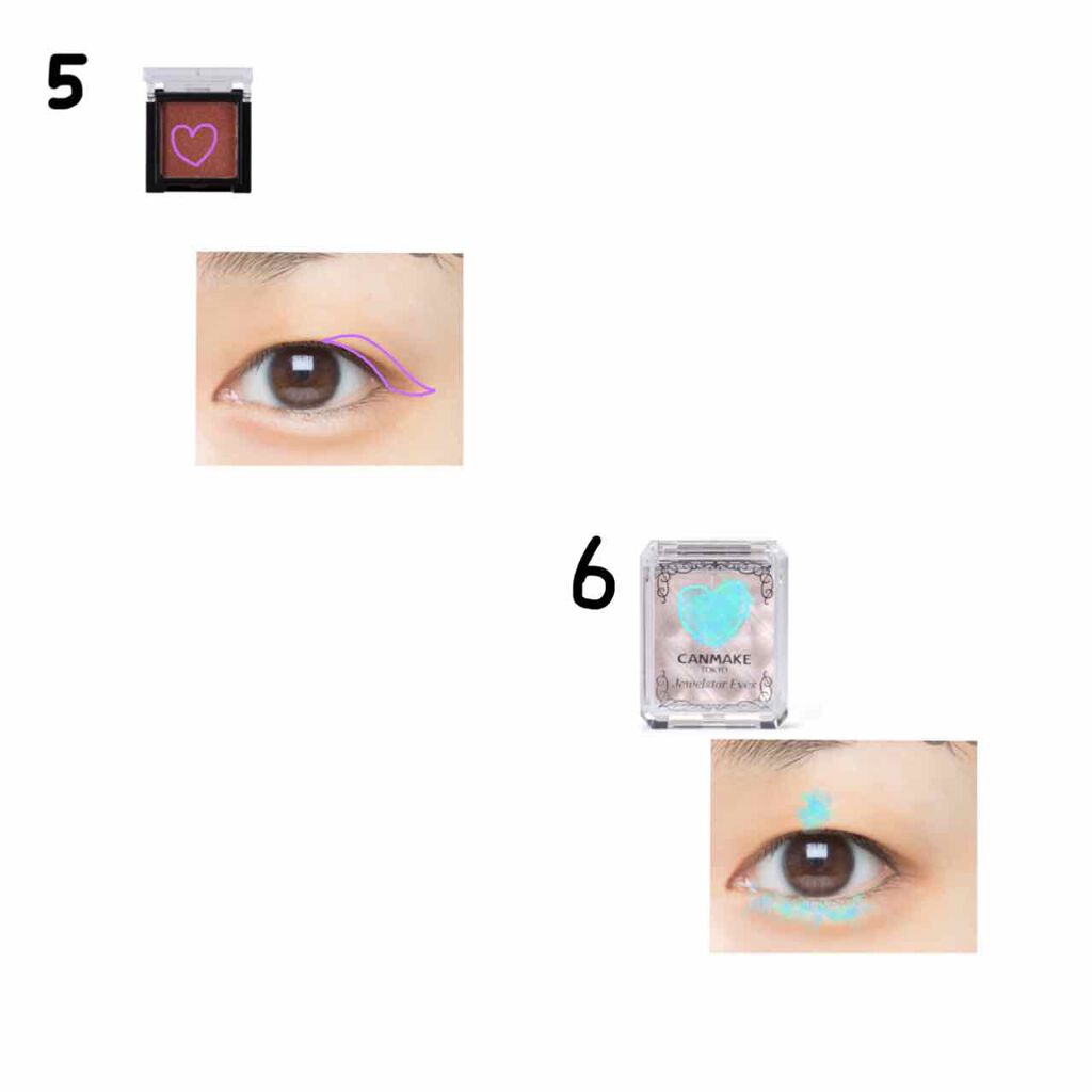 UR GLAM　BLOOMING EYE COLOR PALETTE/U R GLAM/アイシャドウパレットを使ったクチコミ（3枚目）