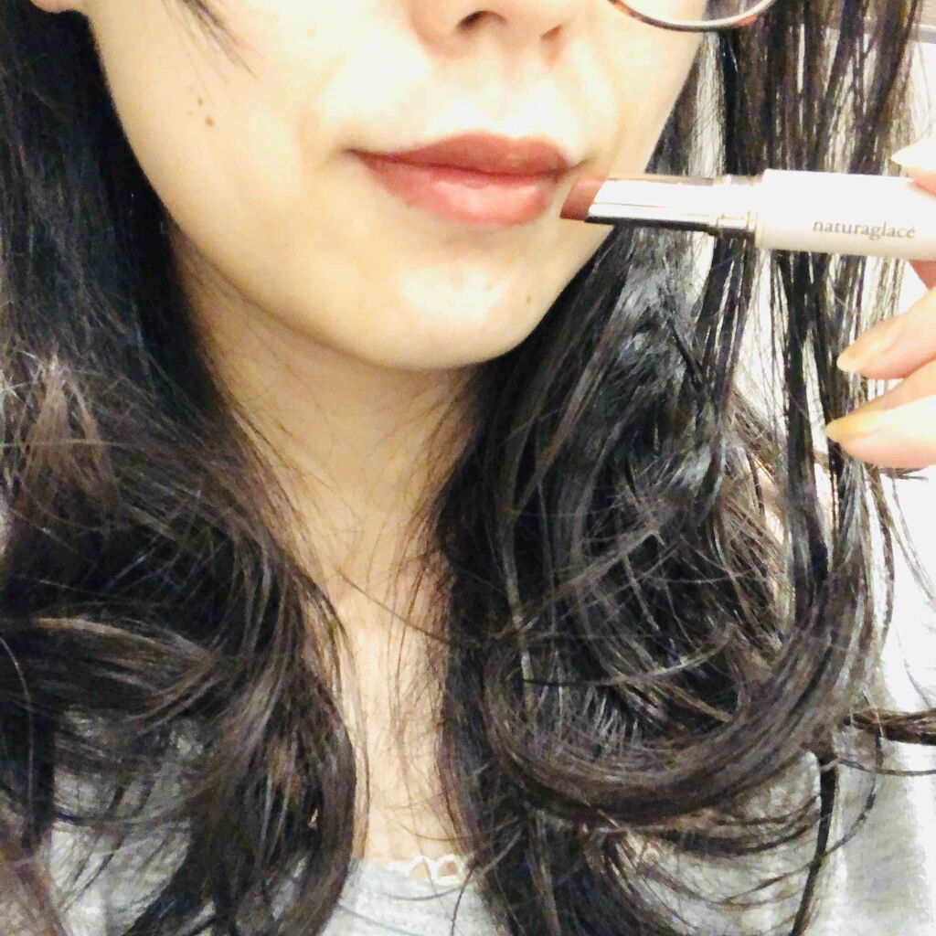 ルージュ モイスト/ナチュラグラッセ/口紅を使ったクチコミ（3枚目）