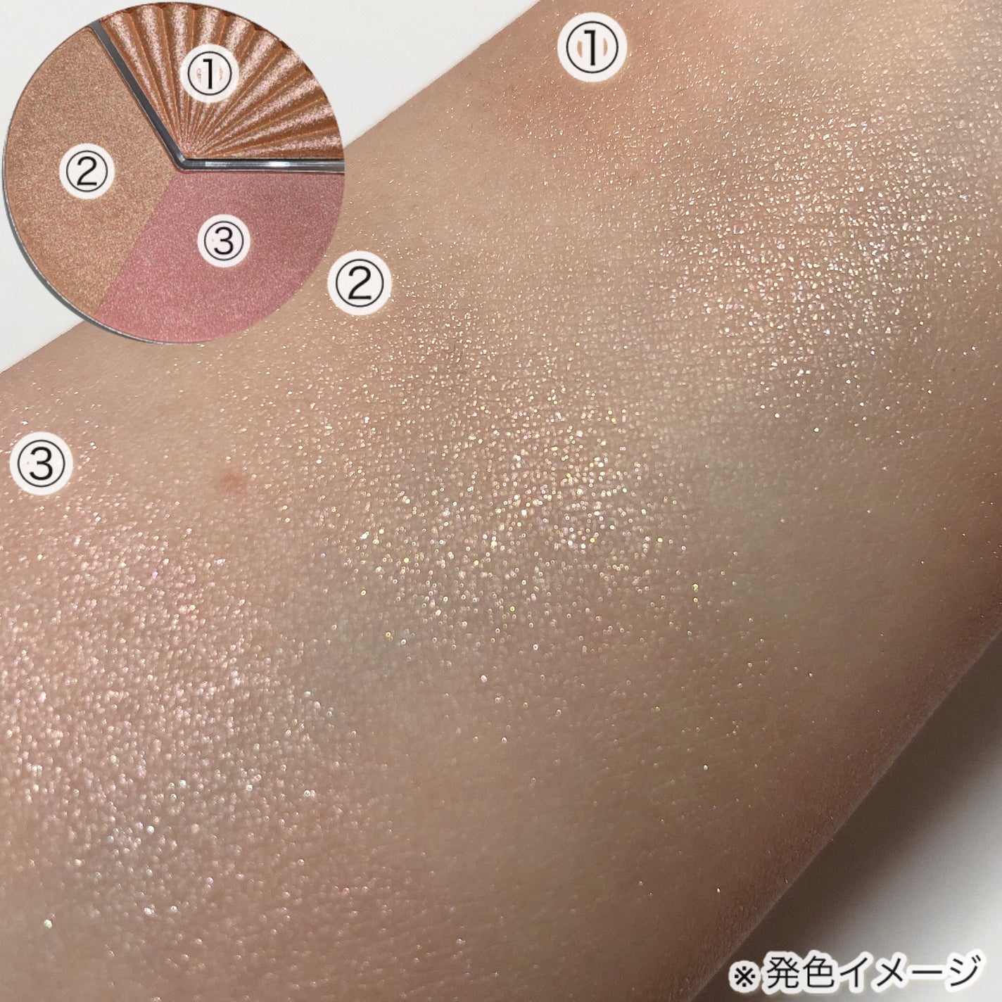 スターダストダイヤモンドハイライトパウダー/PERFECT DIARY/パウダーハイライトを使ったクチコミ(5枚目)