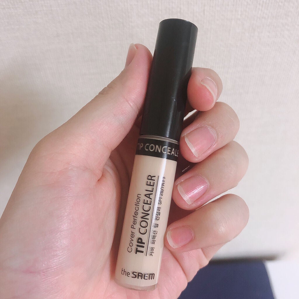 カバーパーフェクション チップコンシーラー/the SAEM/リキッドコンシーラーを使ったクチコミ(3枚目)