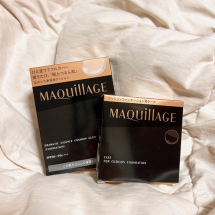 ドラマティックエッセンスクッション グロウ/マキアージュ/クッションファンデーションを使ったクチコミ(2枚目)
