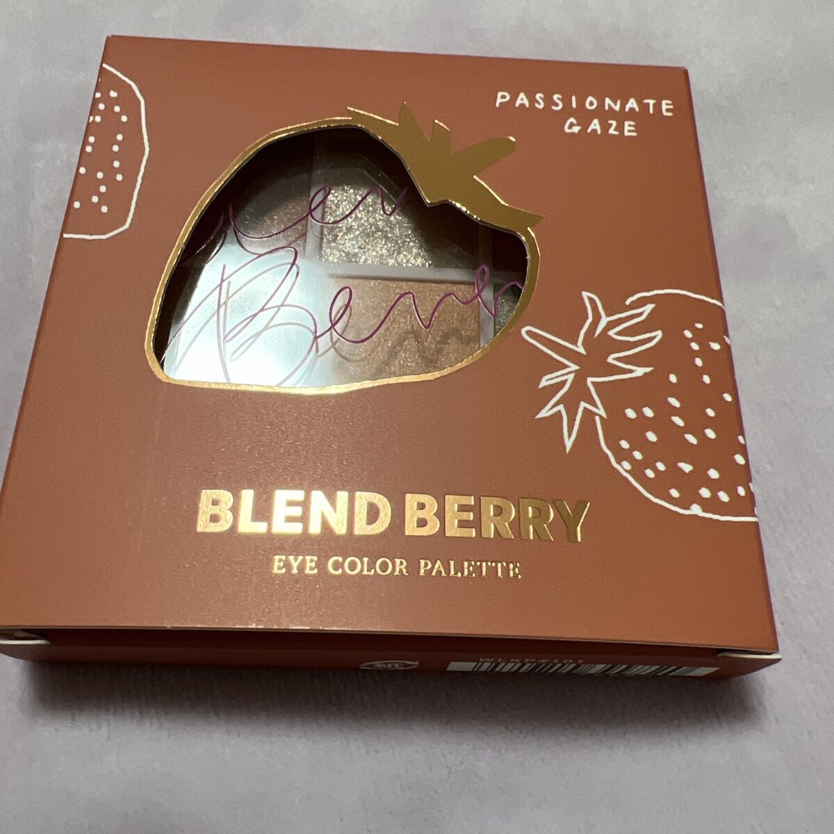 オーラクリエイション 101 グースベリー＆セピアブラウン(限定カラー)/BLEND BERRY/アイシャドウパレットを使ったクチコミ（2枚目）