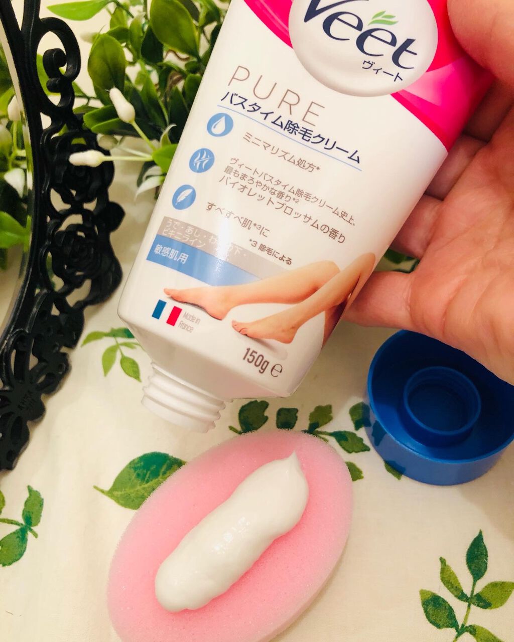 バスタイム除毛クリーム 敏感肌用/Veet/除毛クリームを使ったクチコミ（2枚目）
