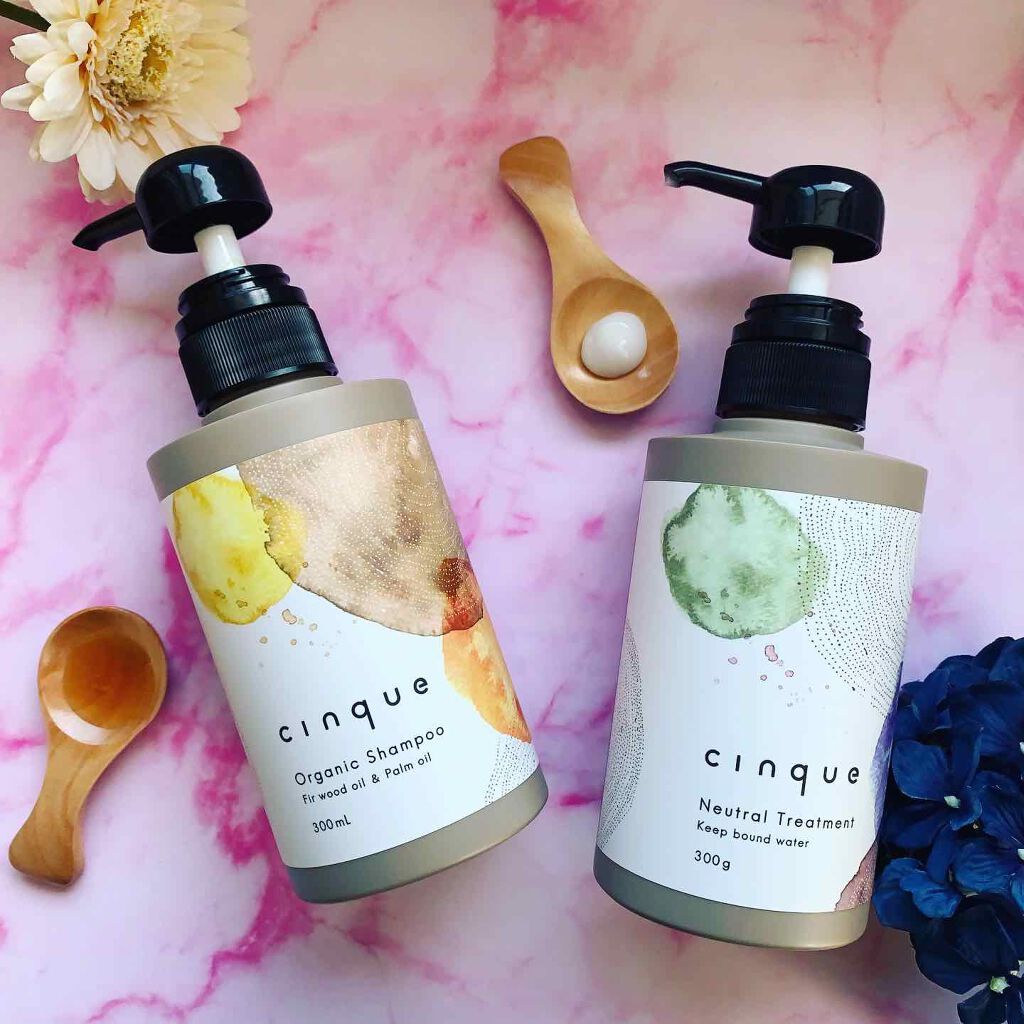 サンクオーガニックシャンプー/ニュートラルトリートメント/cinque/市販シャンプーを使ったクチコミ(1枚目)