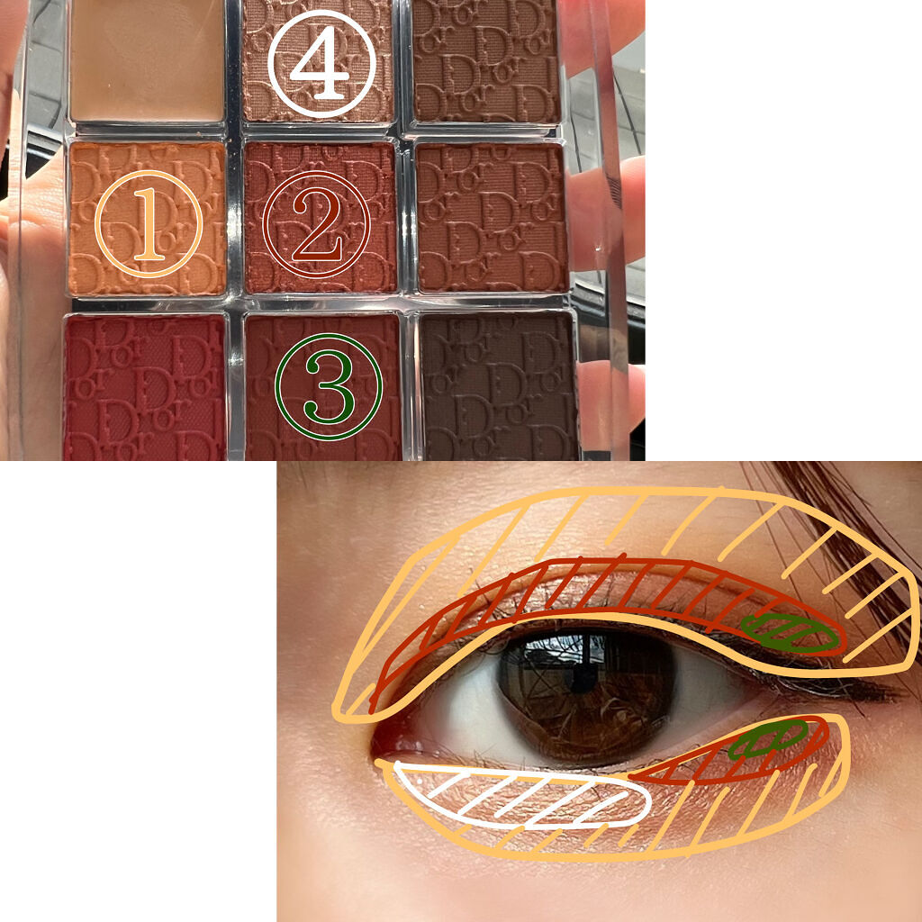 ディオール バックステージ アイ パレット/Dior/アイシャドウパレットを使ったクチコミ（2枚目）