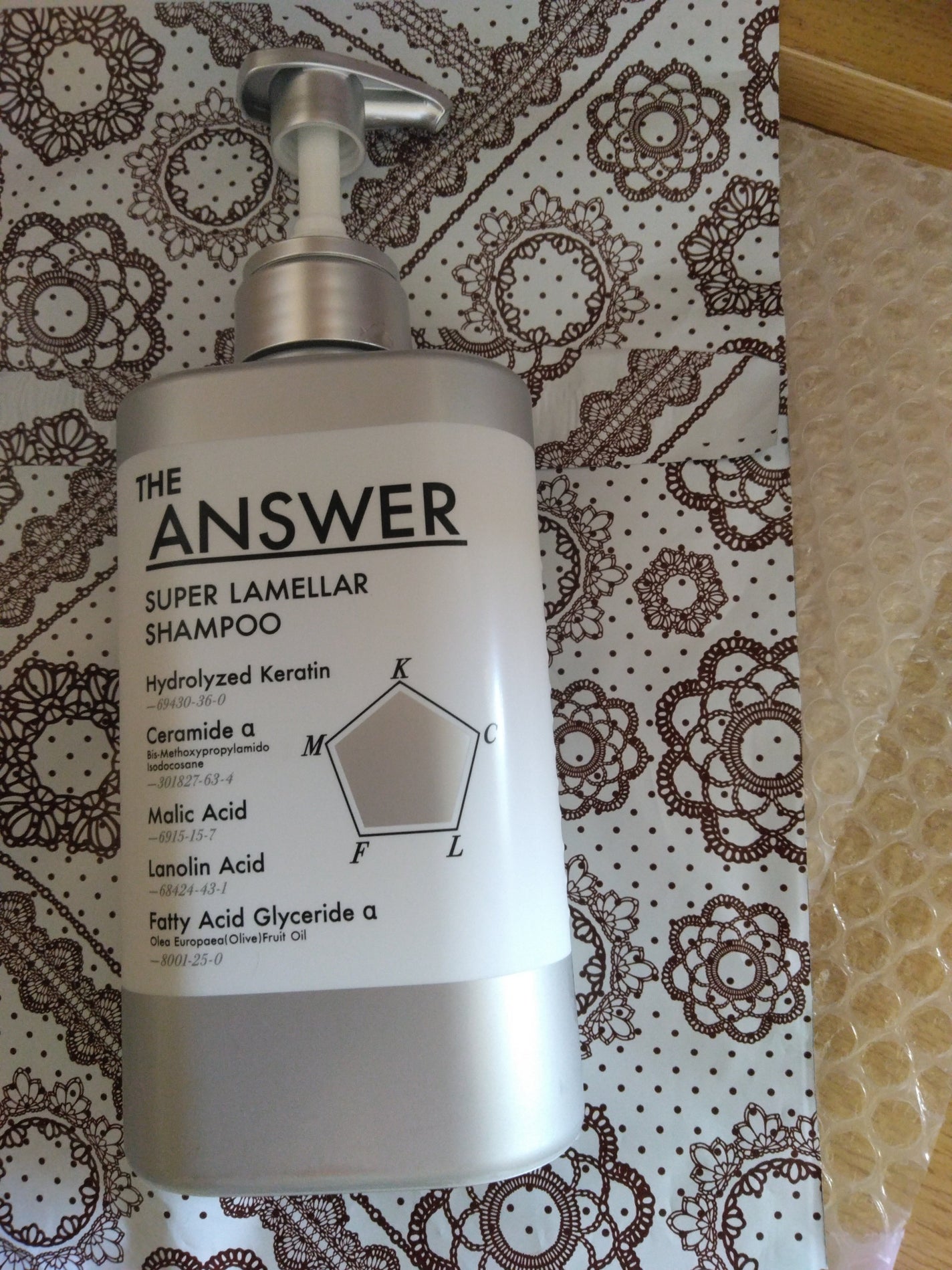 THE ANSWER スーパーラメラシャンプー/THE ANSWER/市販シャンプーを使ったクチコミ(1枚目)