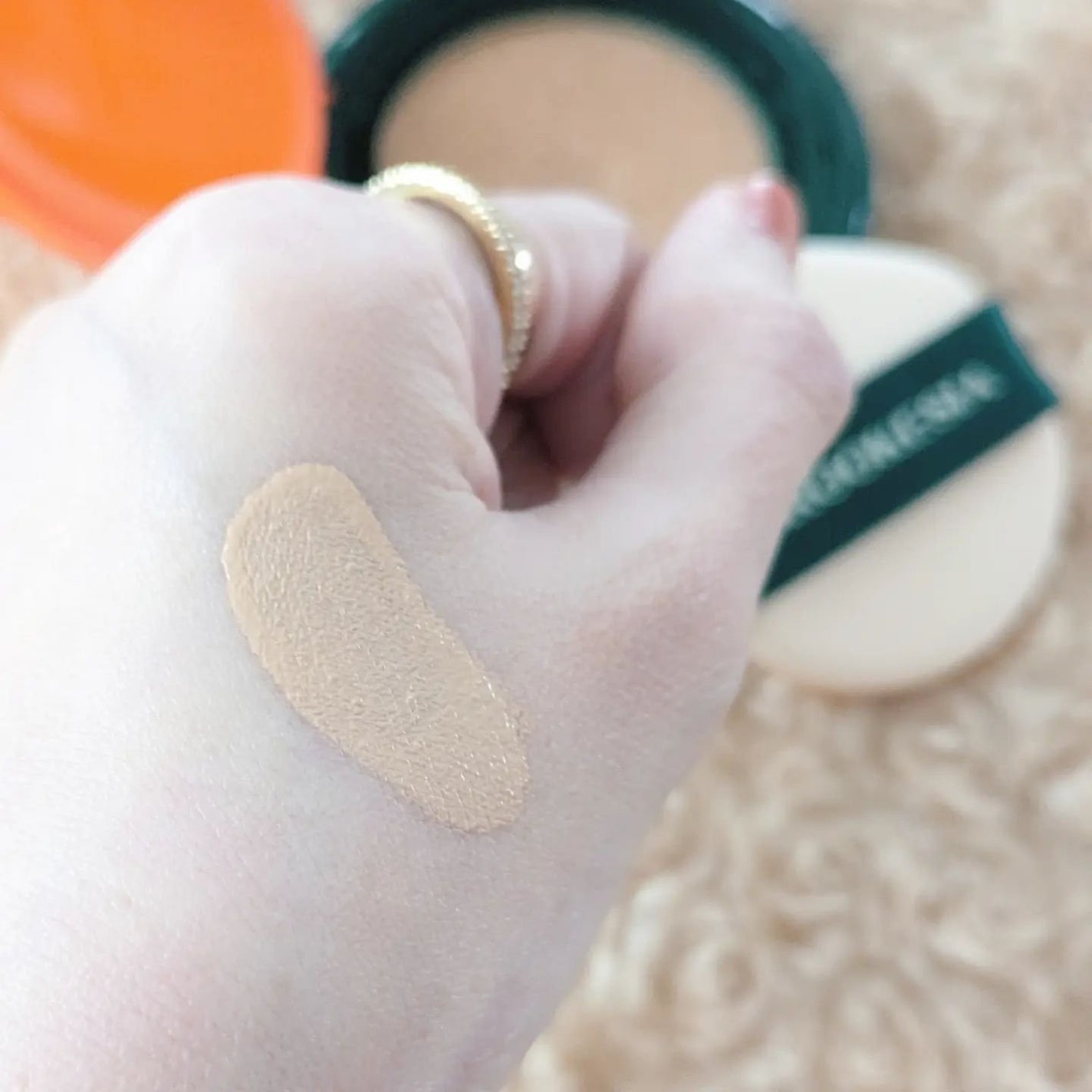 スキンエンハンサー コンパクト クッション (マット)/BROOKESIA/クッションファンデーションを使ったクチコミ(4枚目)