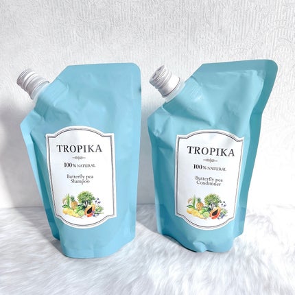 バタフライピーシャンプー/バタフライピーコンディショナー/TROPIKA/市販シャンプーを使ったクチコミ(1枚目)