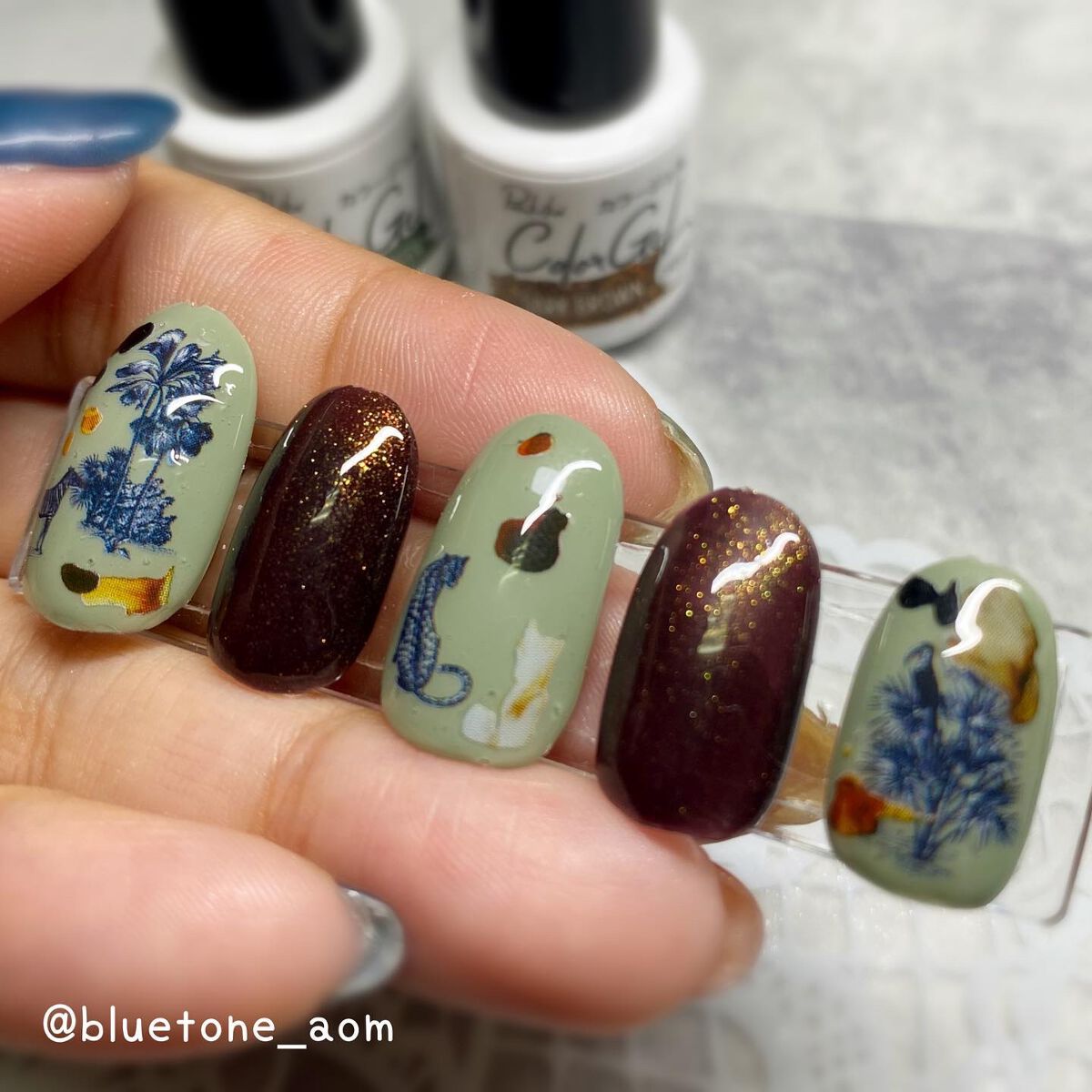 パル カラージェル/キャンドゥ/ジェルネイルを使ったクチコミ(8枚目)