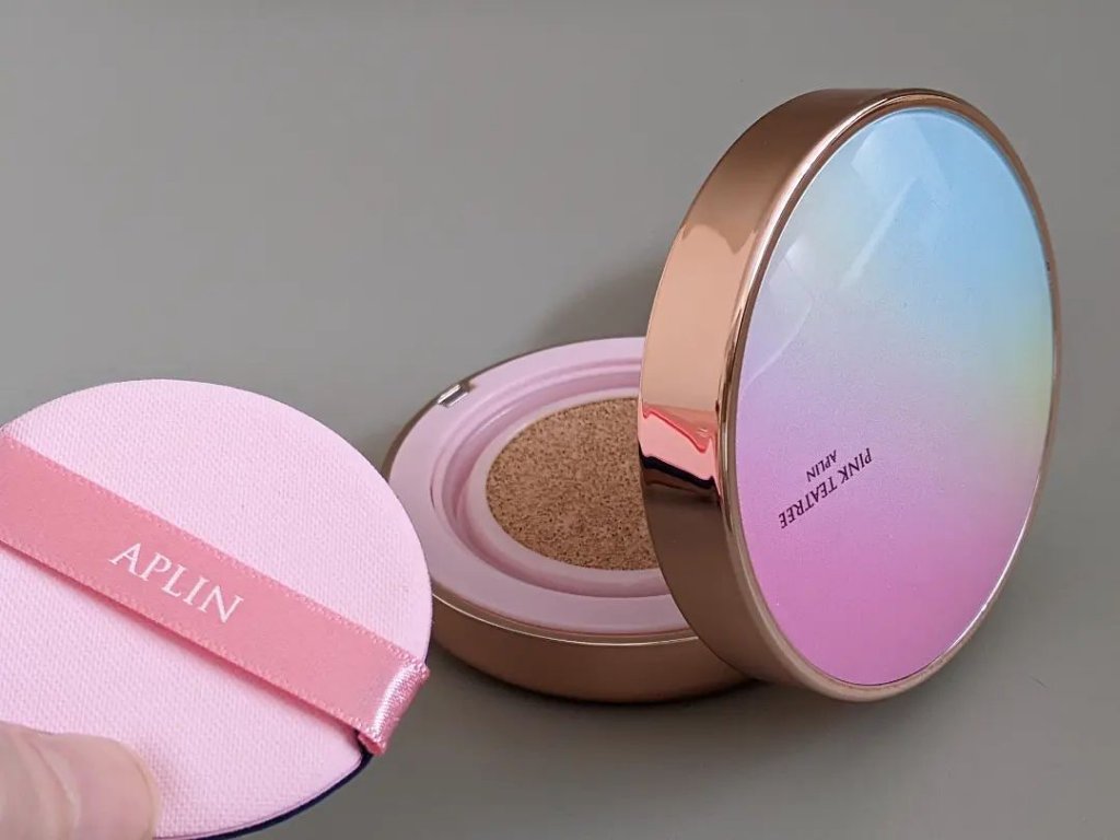 ピンクティーツリーカバークッション/APLIN/クッションファンデーションを使ったクチコミ（3枚目）