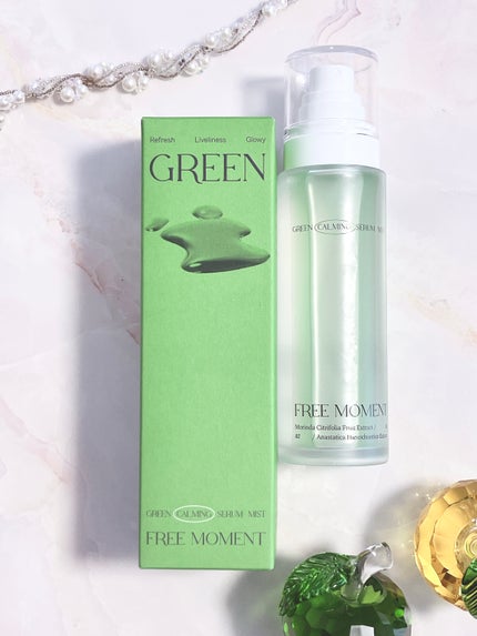 グリーンカーミングセラムミスト/Free Moment /ミスト状化粧水を使ったクチコミ(1枚目)