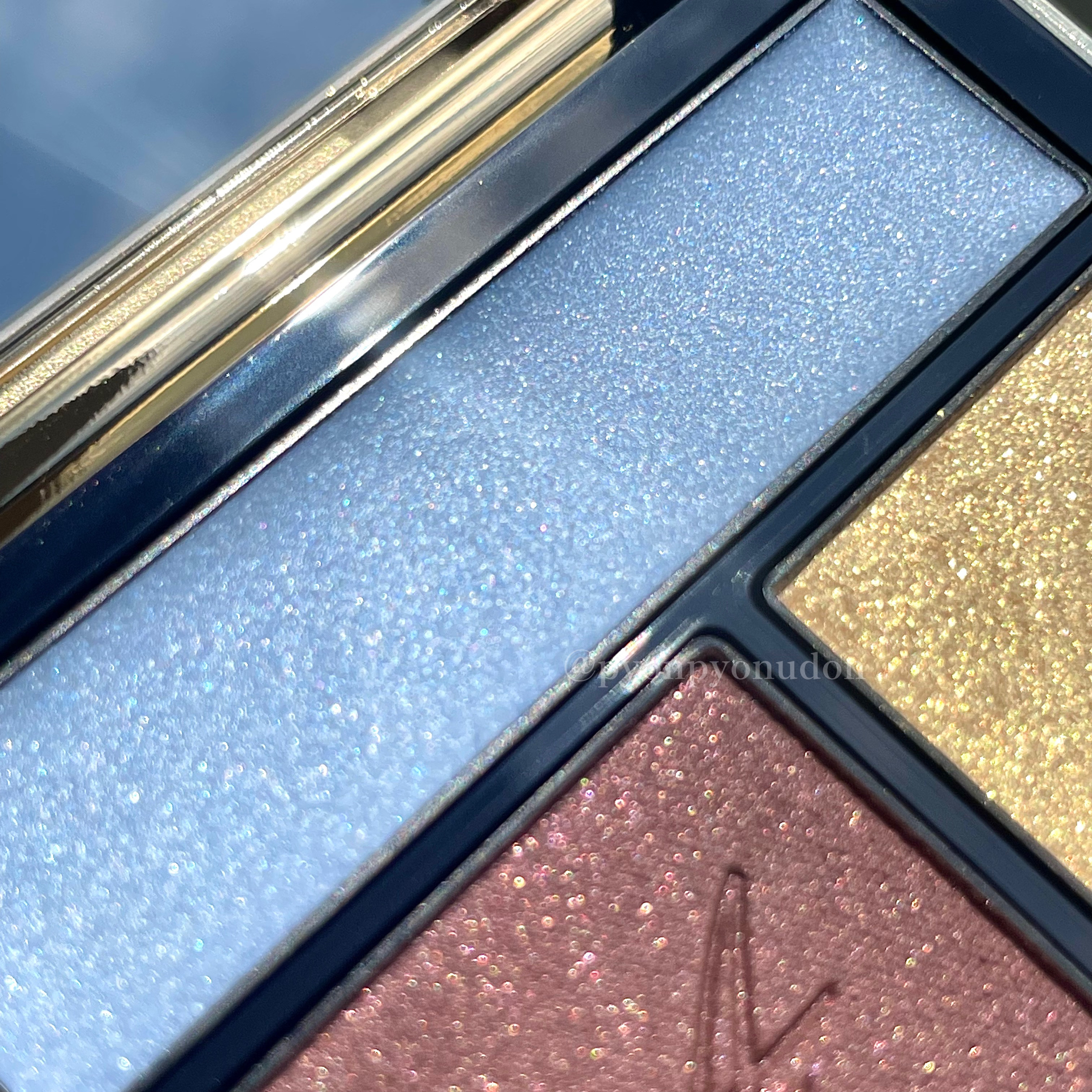 コンスピキュアス アイズ 09 ブルーブラウン（限定色）/Amplitude/アイシャドウパレットを使ったクチコミ（2枚目）