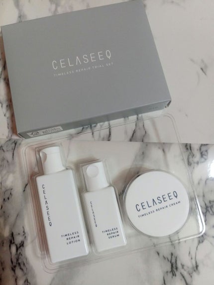 タイムレスリペア 未来肌おためしセット/CELASEEQ/スキンケアキットを使ったクチコミ(1枚目)