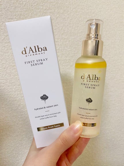ダルバ ホワイトトリュフファーストスプレーセラム/ダルバ/ミスト状化粧水を使ったクチコミ(1枚目)