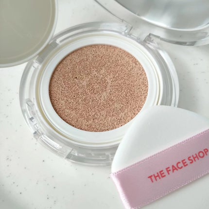 デューイーラスティングクッション/THE FACE SHOP/クッションファンデーションを使ったクチコミ(2枚目)
