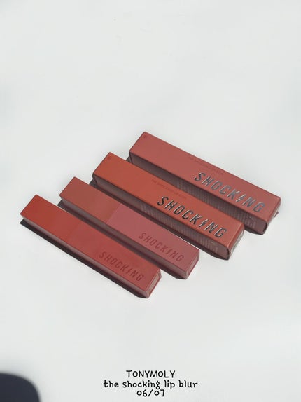 ザショッキングリップブラー/TONYMOLY/口紅を使ったクチコミ(4枚目)