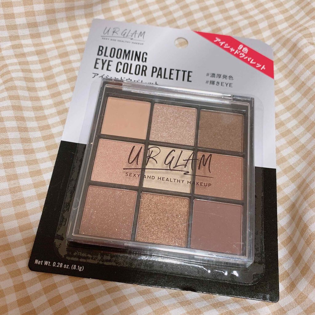 UR GLAM BLOOMING EYE COLOR PALETTE/U R GLAM/アイシャドウパレットを使ったクチコミ(1枚目)