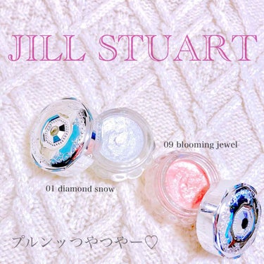 JILL STUART ジルスチュアート ジェリーアイカラーのクチコミ「🌸コスメ記録🌸
#ジルスチュアート ジェリーアイカラー
01 diamond snow
09 .....」（1枚目）