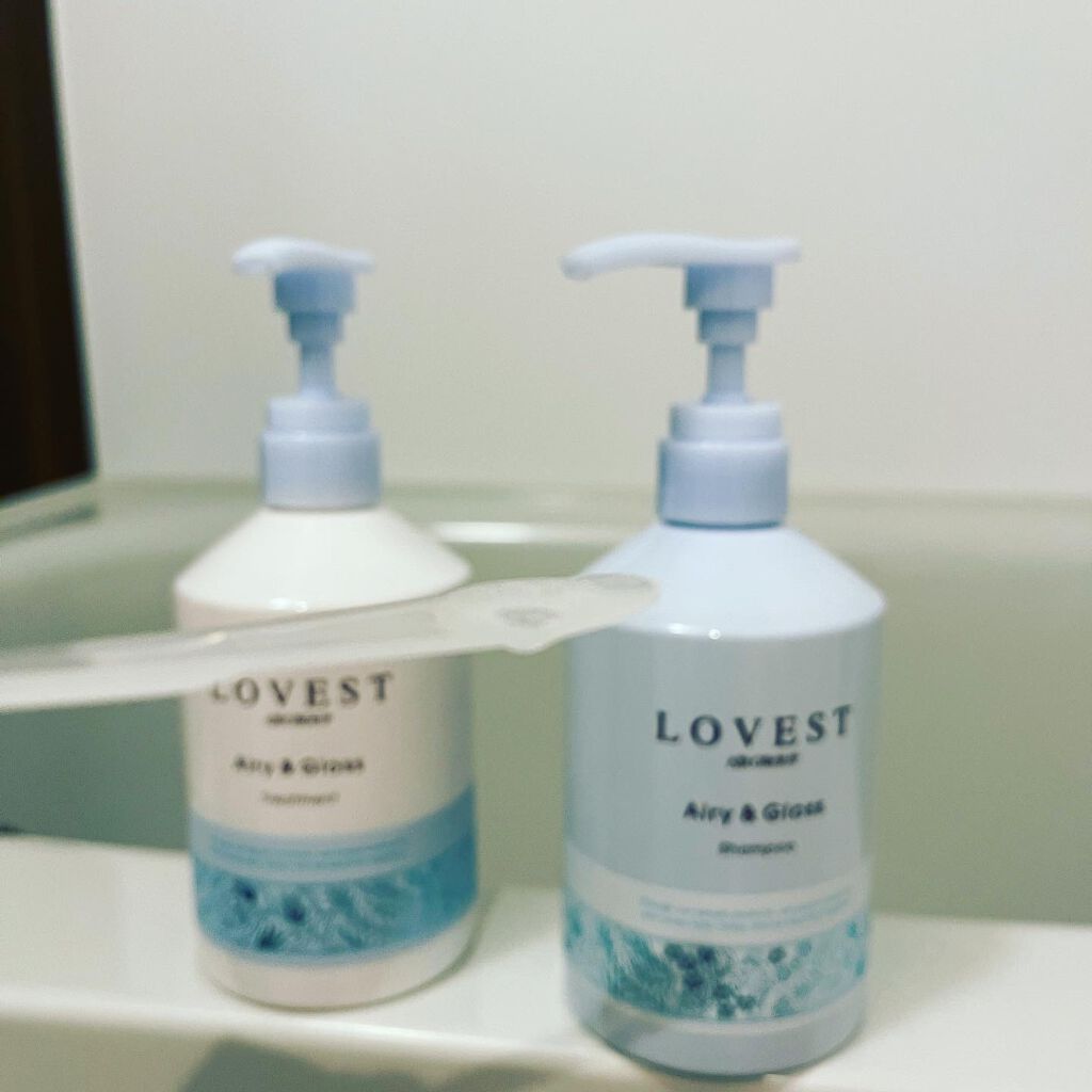 エアリーアンドグロス シャンプー/トリートメント /LOVEST by air Salon Quality Hair Care/市販シャンプーを使ったクチコミ(3枚目)