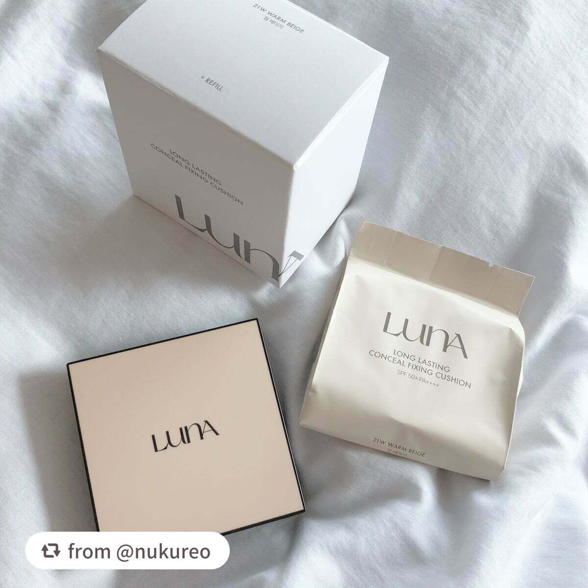 ロングラスティングコンシールフィクシングクッション /LUNA/クッションファンデーションを使ったクチコミ(7枚目)