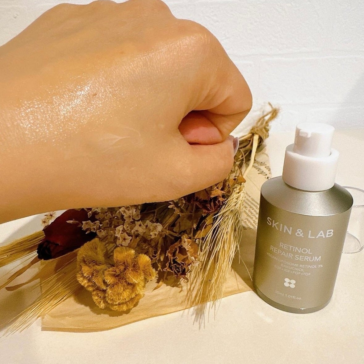 ヴィーガンリポソームレチノールセラム/SKIN&LAB/美容液を使ったクチコミ(8枚目)