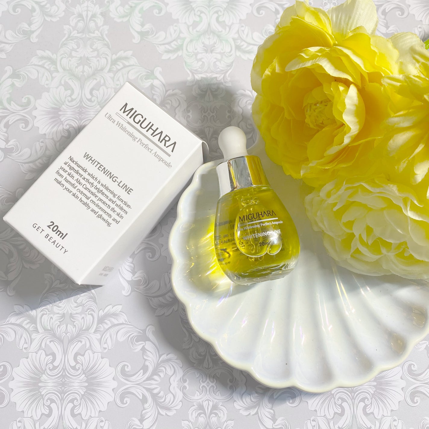 Ultra Whitening Perfect Ampoule/MIGUHARA/美容液を使ったクチコミ(2枚目)