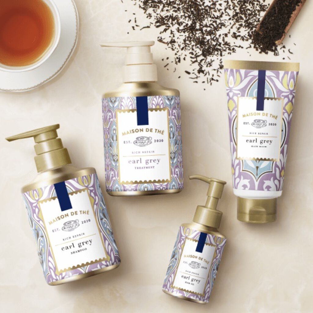 リッチリペア シャンプー／トリートメント/MAISON DE THÉ/市販シャンプーを使ったクチコミ（1枚目）