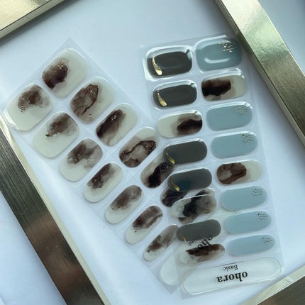 セミキュアジェルネイル(ハンド)/ohora/ネイルシールを使ったクチコミ(3枚目)