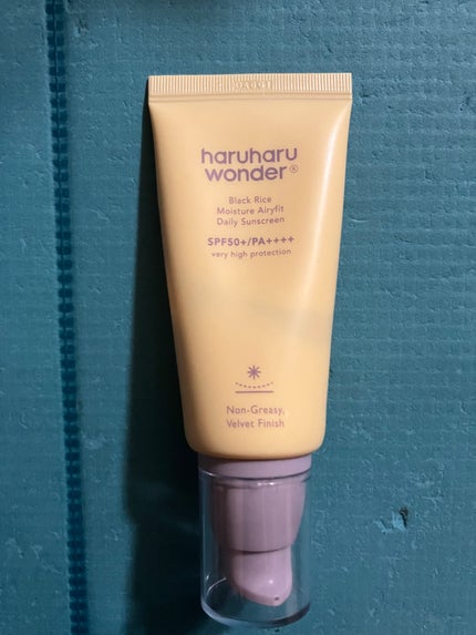 ブラックライスモイスチャーエアリーフィットデイリーサンスクリーン/haruharu wonder/日焼け止めクリームを使ったクチコミ(1枚目)