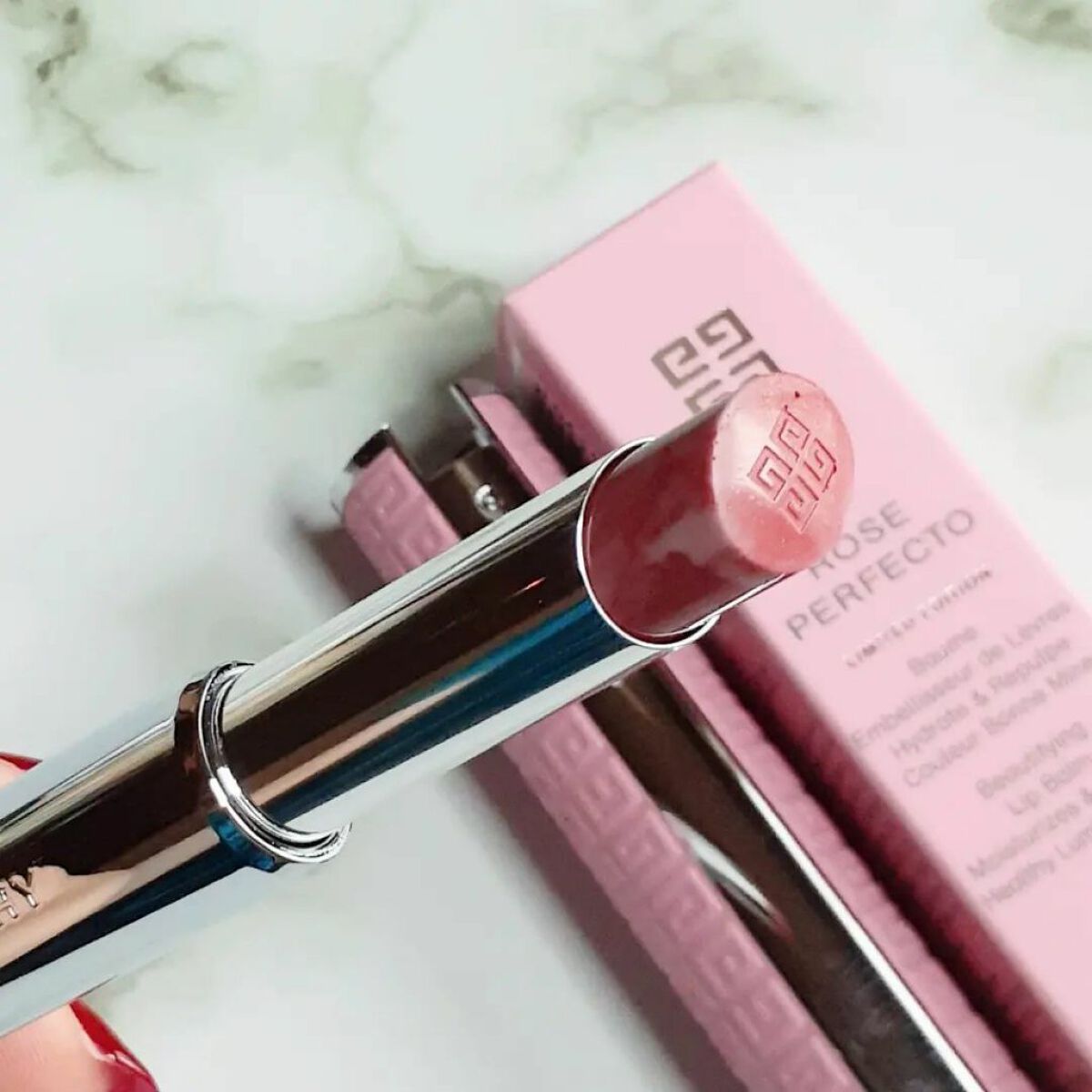 ローズ・パーフェクト（フォール コレクション 2022） No.525/GIVENCHY/リップケアを使ったクチコミ（3枚目）