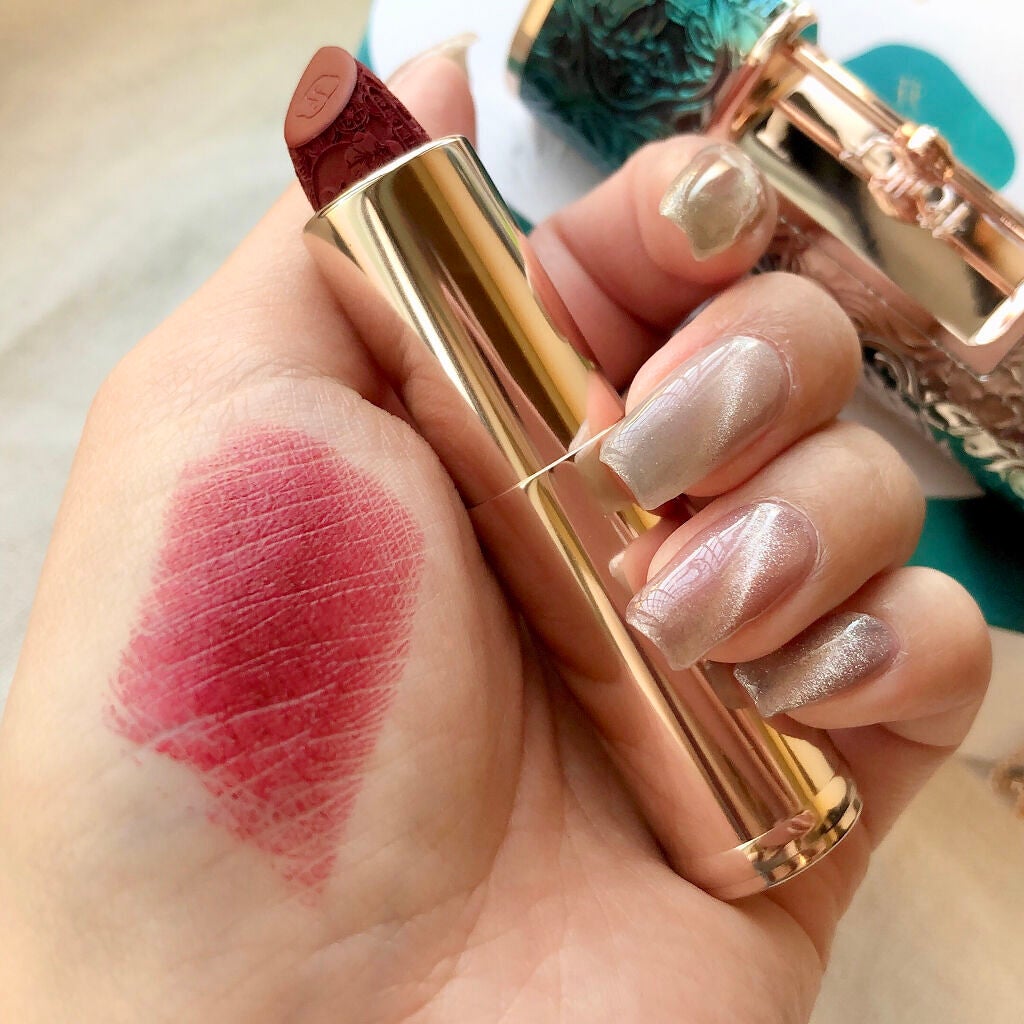 百花同心錠 彫刻リップ/花西子/口紅を使ったクチコミ(9枚目)