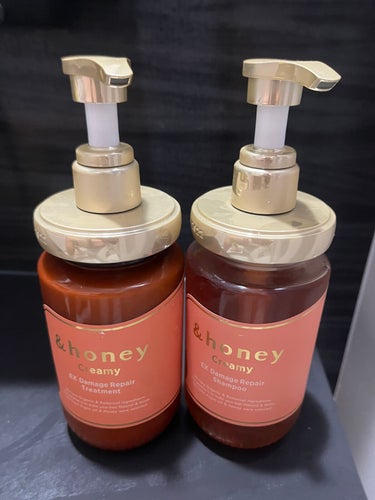 Creamy EXダメージリペアシャンプー1.0/ヘアトリートメント2.0/&honey/シャンプー・コンディショナーを使ったクチコミ（1枚目）