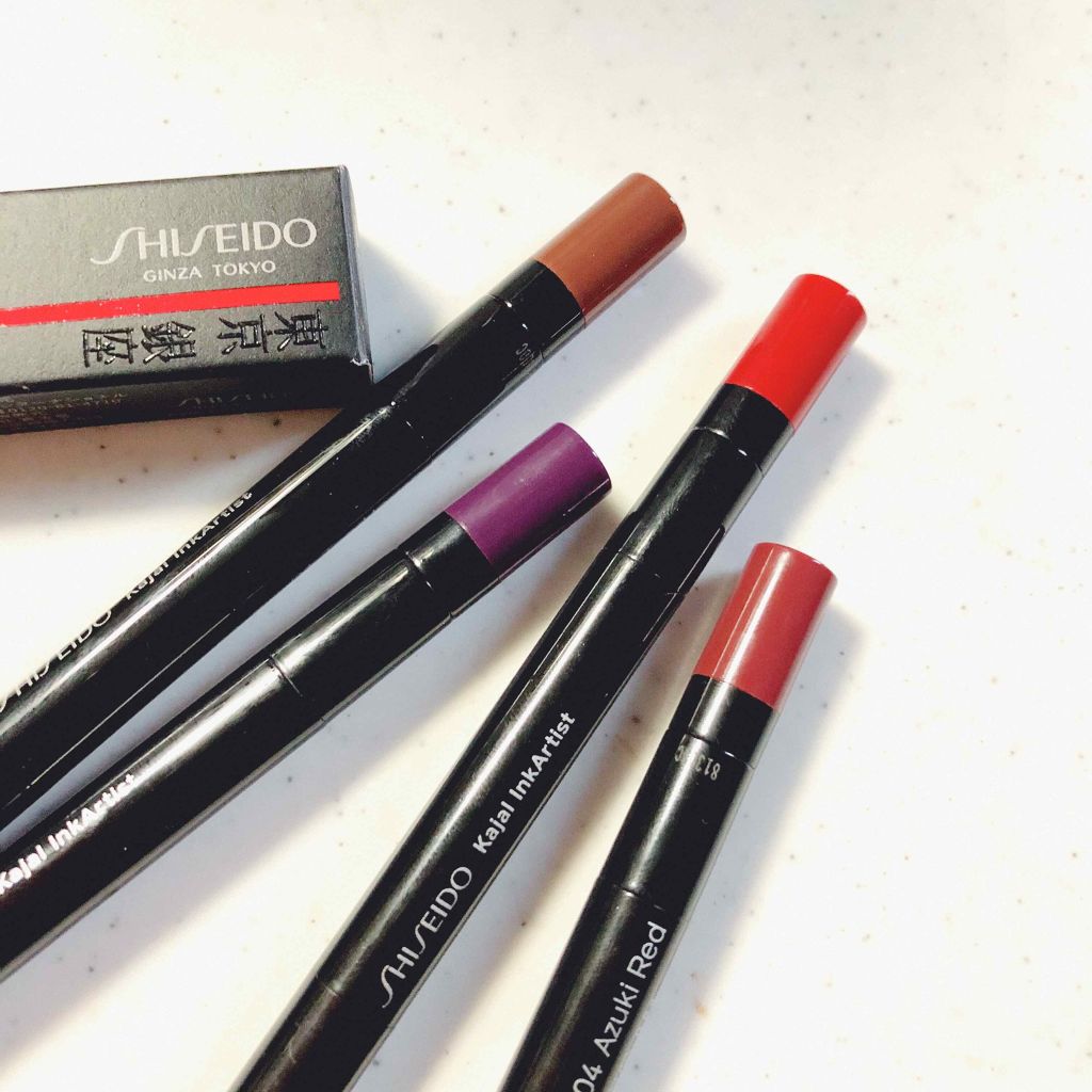 カジャルインクアーティスト 01 Tea House/SHISEIDO/スティックアイシャドウを使ったクチコミ（2枚目）