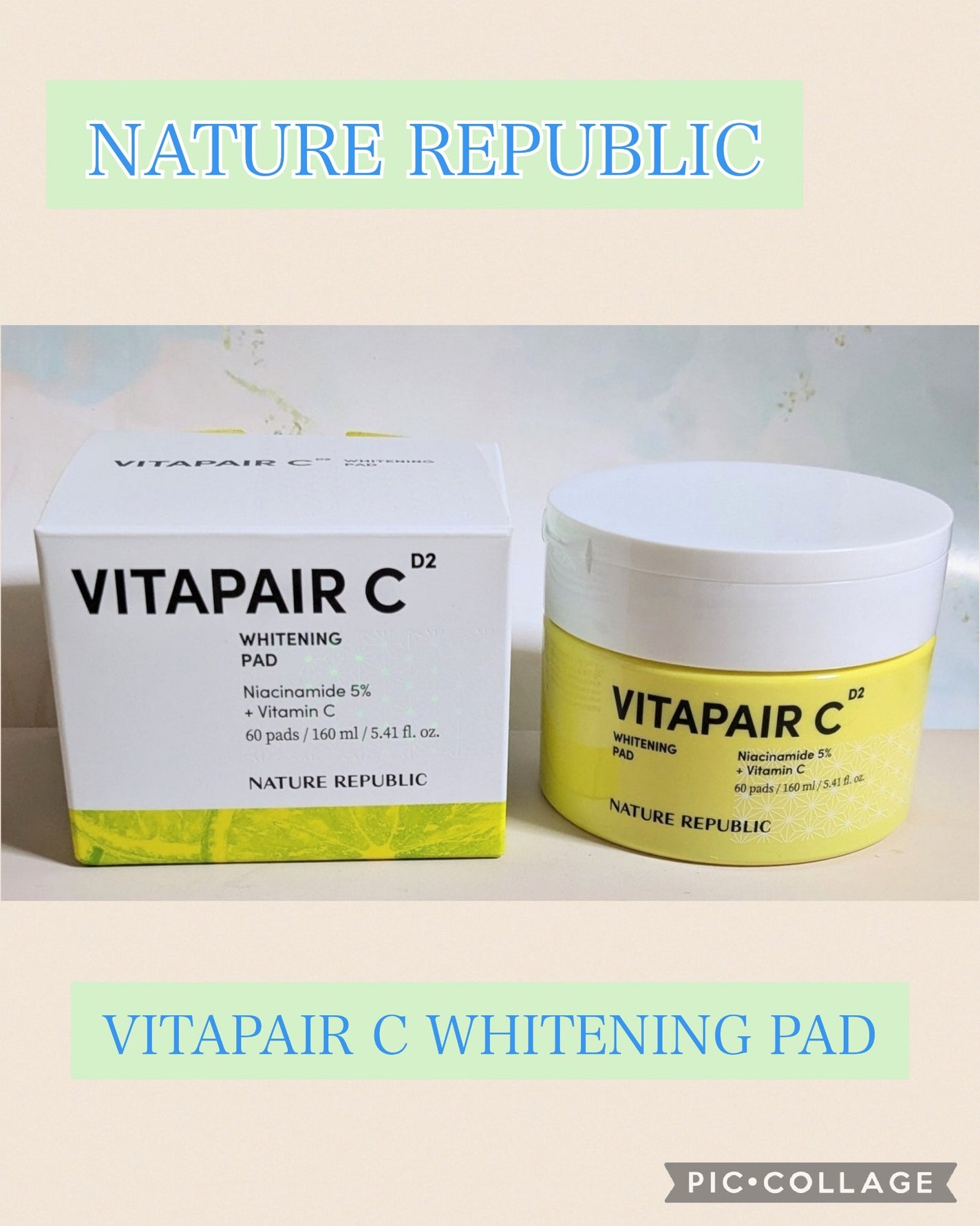 ビタペアC 美容液パッド/ネイチャーリパブリック/トナーパッドを使ったクチコミ(1枚目)