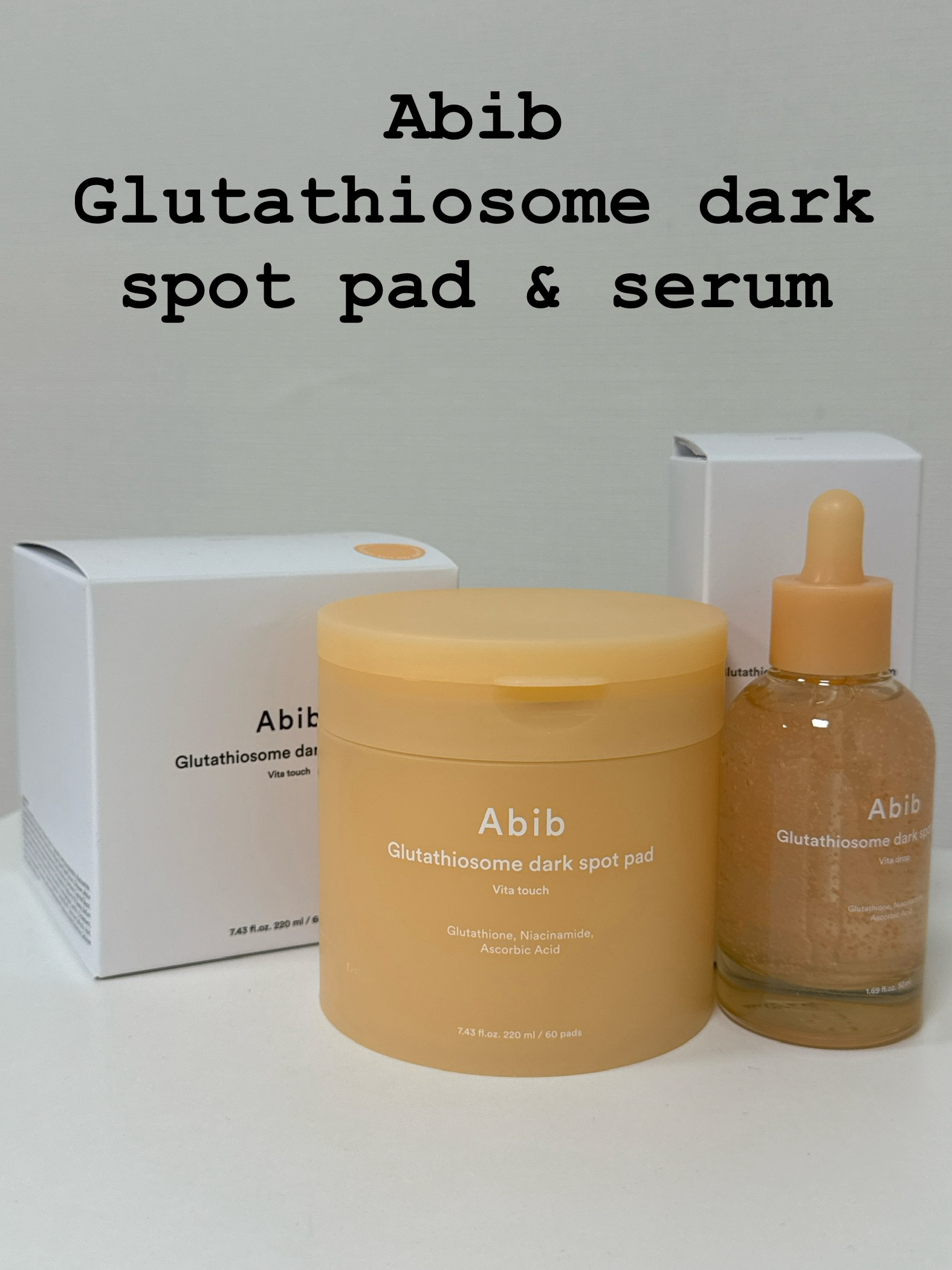 グルタチオンソームダークスポットセラムビタドロップ/Abib /美容液を使ったクチコミ（1枚目）